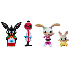 Ensemble de 4 figurines Bing (Bing, Molly, Coco, Charlie)