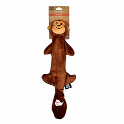 Paris Prix Peluche pour Chien Singe 45cm Marron