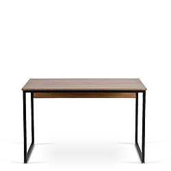 Vivaldi Bureau Ross 120 cm Chêne Rustique/Noir