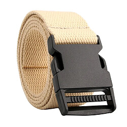 Ceinture Extérieure Respirante Pour Hommes Avec Boucle à Déclenchement Rapide, Beige