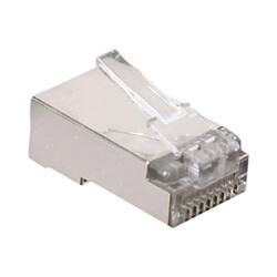 Abi Diffusion Connecteurs RJ45 blindés (8P8C) pour téléphonie - lot de 10 pcs