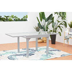 Avis Concept Usine Table de jardin extensible en alu 8 places MOLVINA