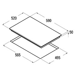 Acheter Plaque à Induction Cata 08026002 60 cm 60 cm 2100 W 7400 W