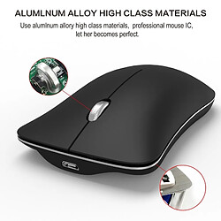 Wewoo Souris sans fil HXSJ T23 Bluetooth + 2.4GHz sans fil double modes 4-clés 1600 dpi optique ergonomique réglable pas cher