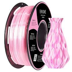 None Filament PLA soie ERYONE pour imprimante 3D 1 kg (2,2 lbs)/bobine - Rose