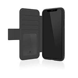 Black Rock Etui Portefeuille "Flex Carbon Robust" pour iPhone Xs d'Apple, Noir