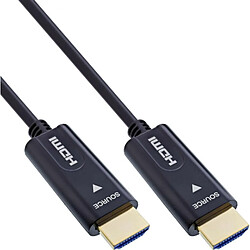 InLine HDMI AOC Kabel High Speed mit Ethernet 4K/60Hz Stecker - Kabel - Audio/Multimedia (17550O)