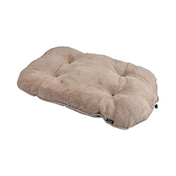 Toilinux Coussin doux réversible Happy pour chien et chat - Ecru - Long 87 cm