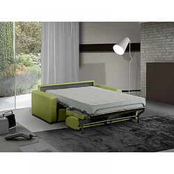 Avis Inside 75 Canapé lit 3-4 places MASTER convertible EXPRESS 160 cm Tweed Cross vert MATELAS 18 CM INCLUS