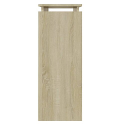 Acheter vidaXL Table console chêne sonoma 80x30x80 cm bois d'ingénierie