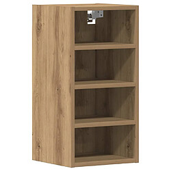 vidaXL Armoire suspendue chêne artisanal 30x29,5x60 cm bois ingénierie