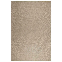 vidaXL Tapis ZIZUR beige 240x340 cm aspect de jute intérieur extérieur