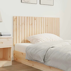 Avis Maison Chic Tête de lit scandinave pour lit adulte,Meuble de chambre murale 127,5x3x60 cm Bois massif de pin -MN90895