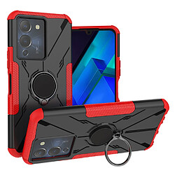 Coque en TPU flexible, anti-choc avec béquille pour votre Infinix Note 12 G96 4G X670 - rouge