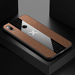 Wewoo Coque Souple Pour Xiaomi Redmi Note 7 XINLI étui de protection TPU antichoc Texture Brown