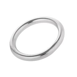 Acier Inoxydable Sans Couture O Anneaux Ronds Cercle Artisanat Bateau Sangle 6x30mm