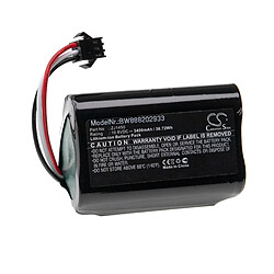 vhbw Batterie remplacement pour Ecovacs DA60-Darfon, ZJ1450 pour aspirateur, robot électroménager (3400mAh, 10,8V, Li-ion)