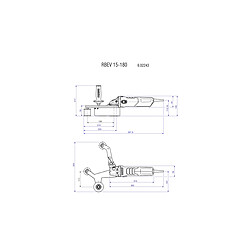 Metabo - Ponceuse à tube 180mm 1550W - RBE 15-180 Set