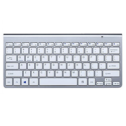 Avis 2.4g clavier / souris sans fil étanche à l'eau pour pc portable argent