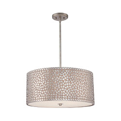 Elstead Lighting Suspension Confetti Vieil Argent