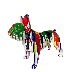 Acheter Figurine Boston Terrier Kuatéh Bran 52x25x41 cm Multicolore