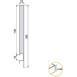 Avis Emuca Kit tiroir blanc meuble cuisine et salle de bain Concept Pour tiroir de 35 x 10.5 cm