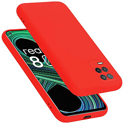 Cadorabo Coque Realme 8 5G / V13 / Q3 / Q3i / Narzo 30 5G Etui en Rouge