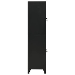 Avis vidaXL Armoire à casiers Noir 38x45x180 cm Acier