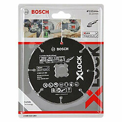 Bosch Disque à tronçonner multimatériaux X-Lock 115 mm