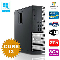 PC Dell Optiplex 7010 SFF Core I3 3.1GHz 8Go Disque 2000Go DVD Wifi W7 - Occasion