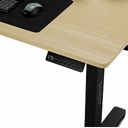 Avis Sense7 Nojo Table d'ordinateur Gamingtisch Bureau, 120 x 60 cm, réglage électrique de la hauteur, fonction mémoire, porte-casque, organisateur de câbles