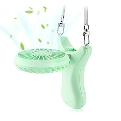 Fan de collier OUTXE 90? Réglage Libre Rotatif, Mini Ventilateur Personnel USB Portable 3 Réglages, ventilateur Électrique Pliant De Refroidissement Batterie Rechargeable, Portable