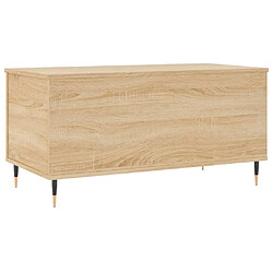 Maison Chic Tabls basse,Table Console pour salon Chêne sonoma 90x44,5x45 cm Bois d'ingénierie -MN65932 pas cher