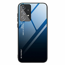 Coque en TPU anti-rayures bleu/noir pour votre Samsung Galaxy A33 5G