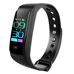 Wewoo Bracelet connecté CK17S 0,96 pouces IPS écran intelligent IP67 étancherappel d'appel de soutien / surveillance de la fréquence cardiaque / de la pression artérielle / du sommeil Noir