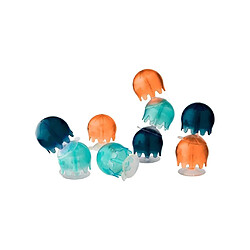 boon Ensemble de jouets de bain à ventouse Méduses 9 pcs