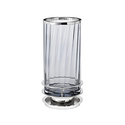 Elstead Lighting Lampe de table Arno Verre,Acier Nickel poli, verrerie fumée