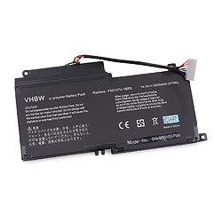 vhbw batterie compatible avec Toshiba Satellite L50-B-1X5, L50-B-1XZ, L50-B-27N, L50-B-2EZ, L50-B-2FD laptop (2500mAh, 14,4V, Li-Ion)