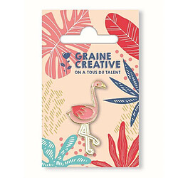 Graines Creatives Pin's - Flamant rose