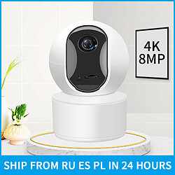 Universal Caméras IP 4K Caméras de Sécurité Caméras de Surveillance Moniteurs de Bébés Caméras Sans Fil Casques Blancs Intérieurs Mini Cam | Caméras de Surveillance