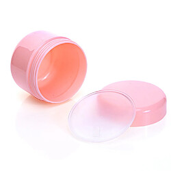 Acheter Récipient cosmétique de crème pour le visage vide en plastique rechargeable avec couvercle rose-20g