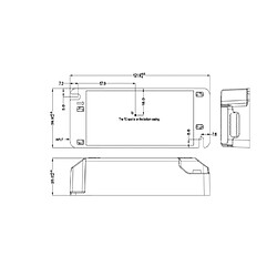 Acheter Ledkia Driver LIFUD Dimmable 1-10V 220-240V Sortie 9-42V DC 250-500mA 21W No Flicker LF-AAA020B0500-42