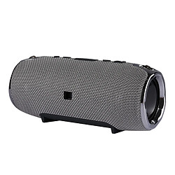 Wewoo Enceinte Bluetooth gris Haut-parleur stéréo portable V4.1 avec sangle, microphone intégré, carte TF de soutien et AUX IN, Distance: 10m