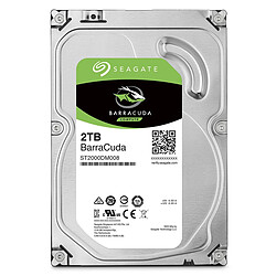 Acheter Seagate Technology SEAGATE - Disque dur Interne HDD - BarraCuda - 2To - 7 200 tr/min - 3.5 ST2000DM008