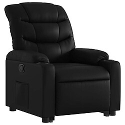 Avis vidaXL Fauteuil inclinable Noir Similicuir