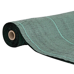 vidaXL Membrane anti-mauvaises herbes vert 1,5x150 m PP