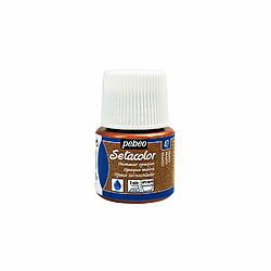 Pebeo Peinture textile Setacolor opaque effet métallique - Cuivre - 45 ml