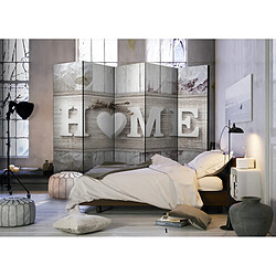 Artgeist Paravent - Room divider – Inscription Home [225x172]