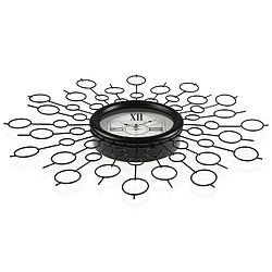 Avis Versa Horloge Murale pour la Cuisine, Pendule pour Salon Maputo 68x6,5x68cm,Métal, Noir · Reconditionné