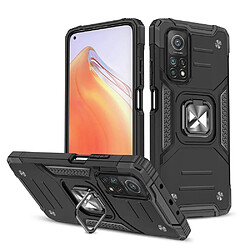 Ozzzo wozinsky ring armor tough hybrid coque cover + magnetic mount mi poco m4 pro 5g / redmi note 11 5g (chine) / redmi note 11t 5g / redmi note 11s 5g noir